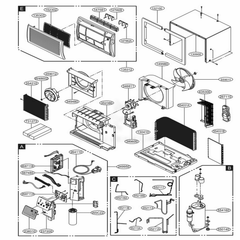 LG 3090A20017Q CONTROL & CIRCUIT BOARDS
