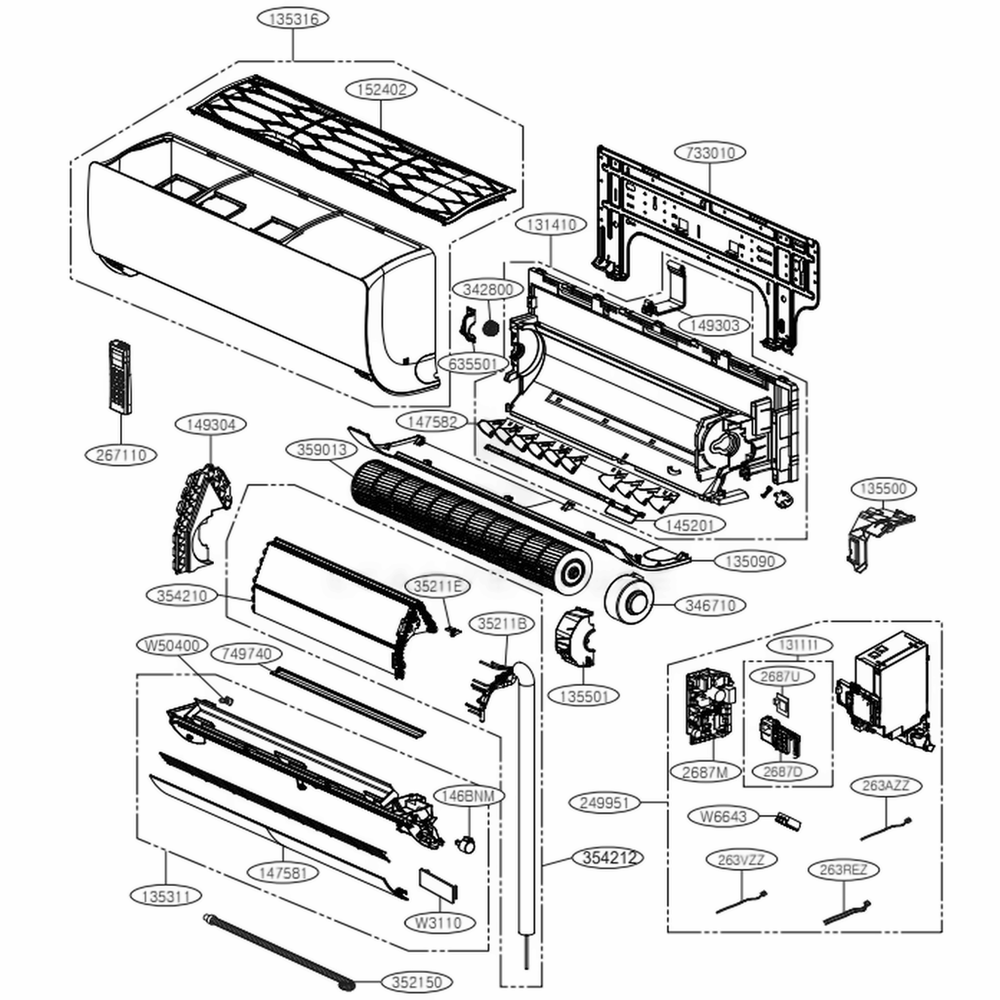 LG EBR84585201 DISPLAY CONTROL BOARDS