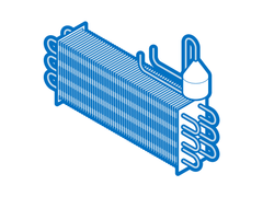 MIDEA 15820300002510 EVAPORATORS & UNIT COOLERS