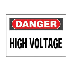 PANDUIT Panduit PPS0710D72 Adhesive Sign Polyester