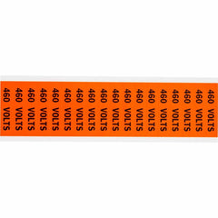 BRADY Brady 44314 conduit and voltage label 460 volts (2-1/4 in x 1/2 in, 18 per card)