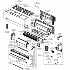 LG MCK68472701 AIR CLEANER REPLACEMENT PARTS