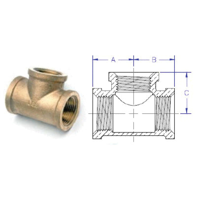 BRASS B-T00LF BRASS FITTINGS