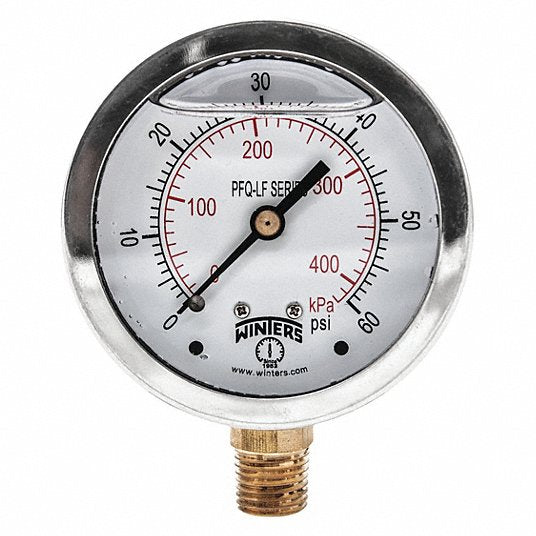 WINTERS INSTRUMENTS PFQ803LF PRESSURE GAUGES