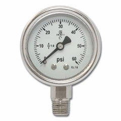 BEST WELDS MIPSB260 PRESSURE GAUGES