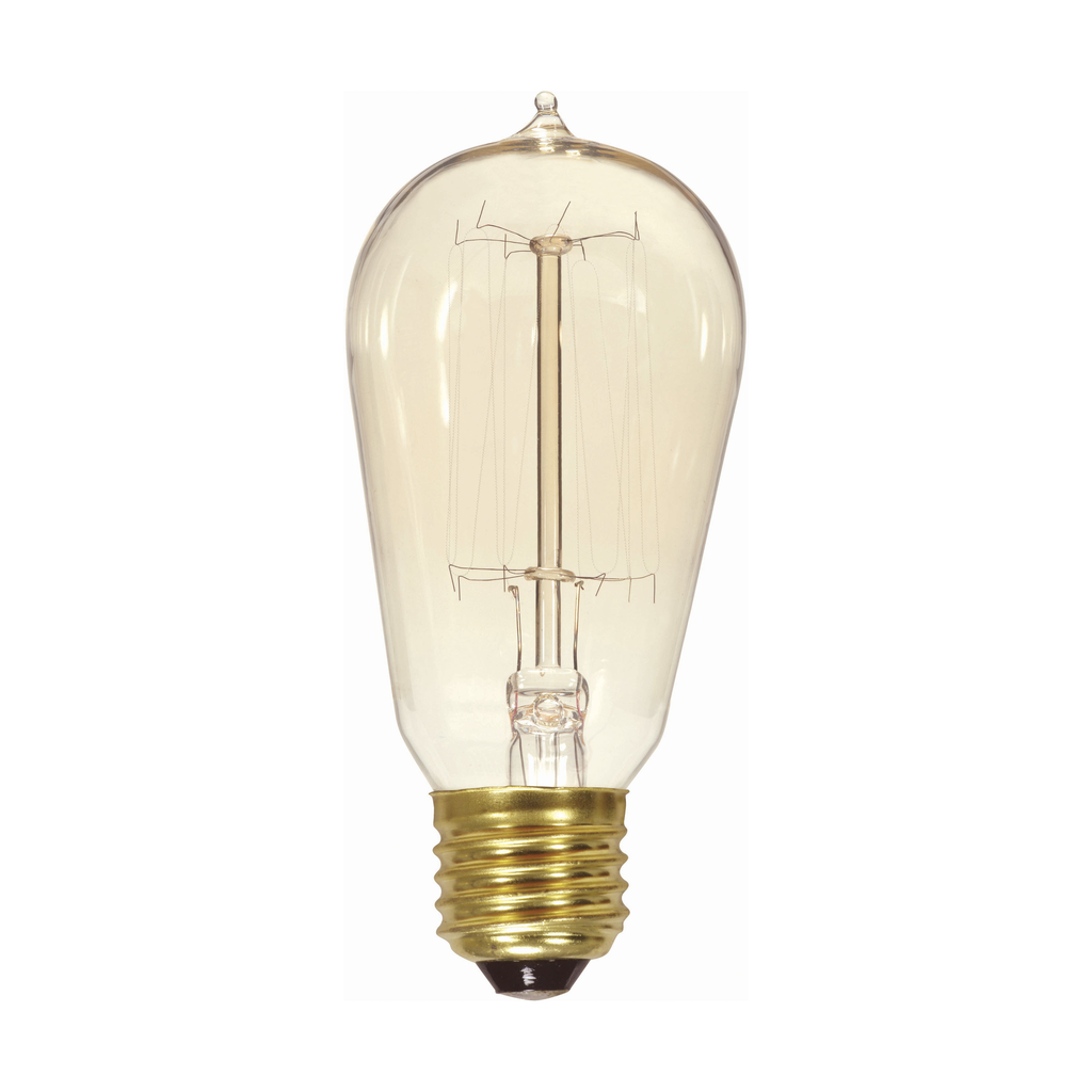 SATCO-NUVO Satco S2413 Incandescent Vintage Lamp 120 V 40 WTT ST19 Shape