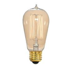 SATCO-NUVO Satco S2413 Incandescent Vintage Lamp 120 V 40 WTT ST19 Shape