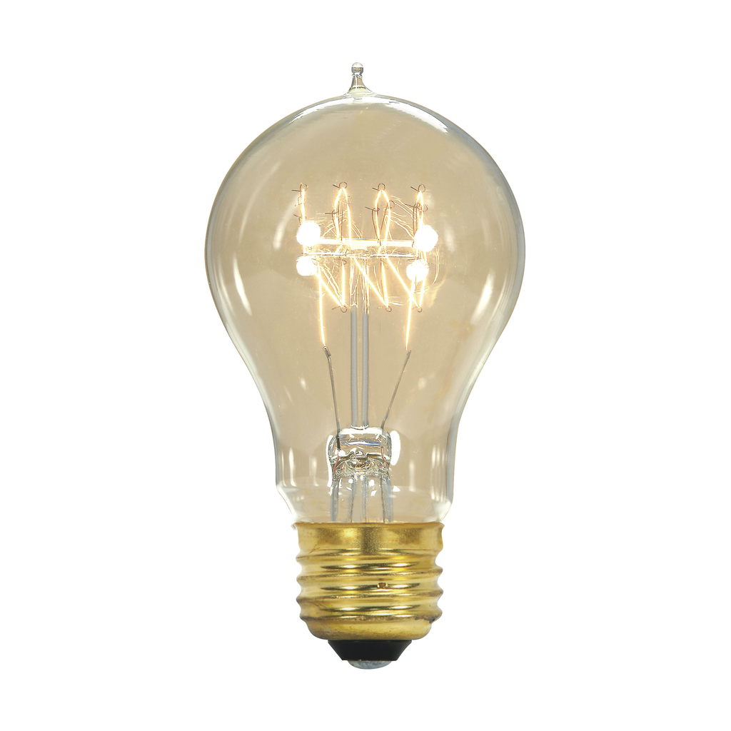 SATCO-NUVO Satco S2419 Incandescent Vintage Lamp 60W A19 Shape E26 Medium Base