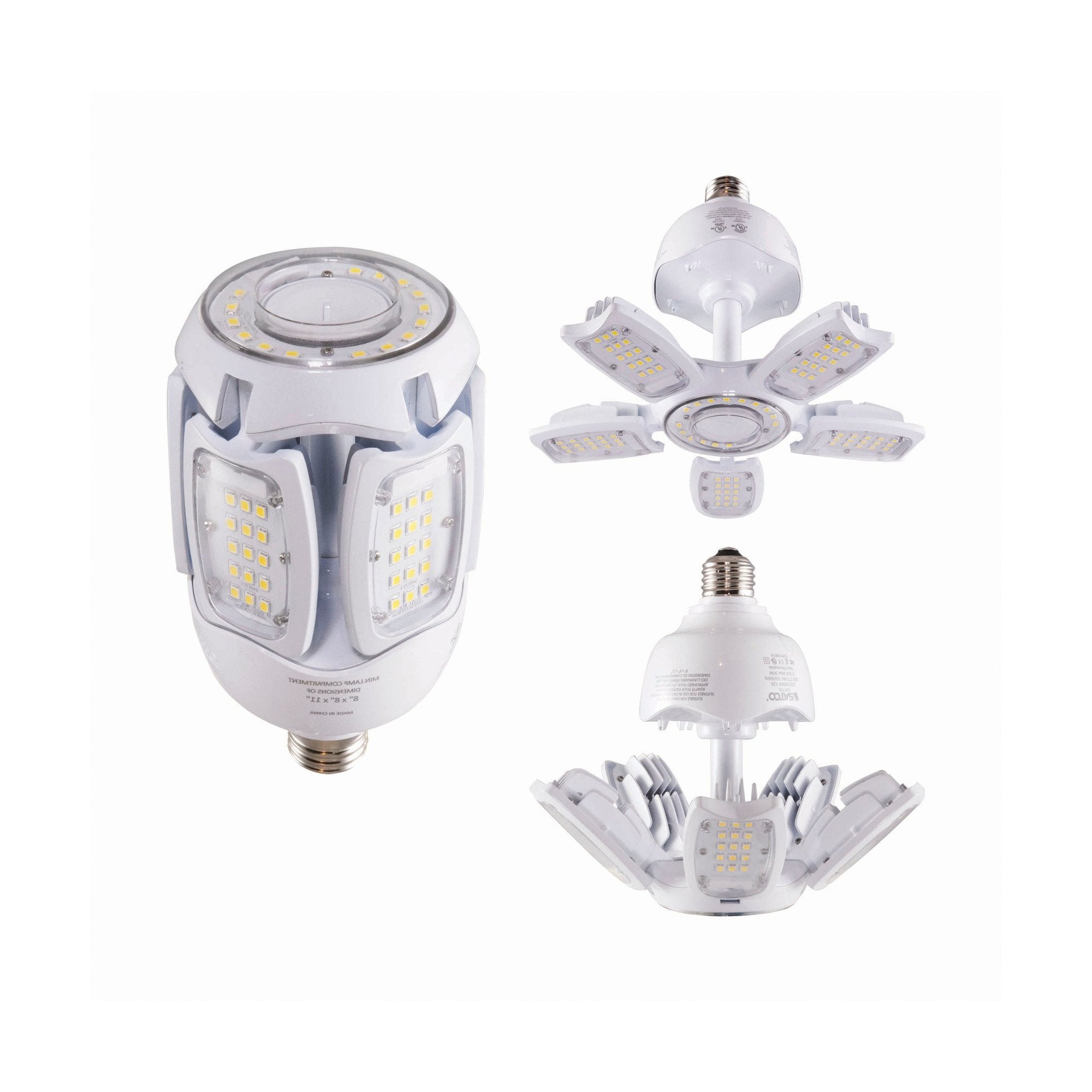 SATCO-NUVO Satco S39750 30W LED HID Replacement; 5000K; Medium Base; Adjustable Beam Angle; 100-277 Volt