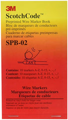 SUPCO Selecta Products 3M-49952 SPB-02 Wire Marker Book Power (10 each) Replacement MPN