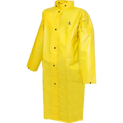 TINGLEY Tingley C56207.2X DuraScrim Coat, Unisex, Yellow, 48 in, 2 Patch Pockets