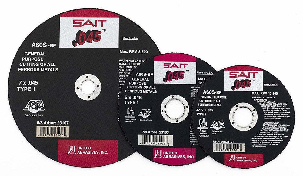 UNITED ABRASIVES 23101 CUT-OFF SAWS & DISCS