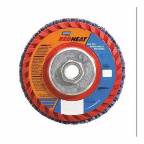 NORTON Norton 63642536148 Red Head Flap Disc 4-1/2 in 60 Grit