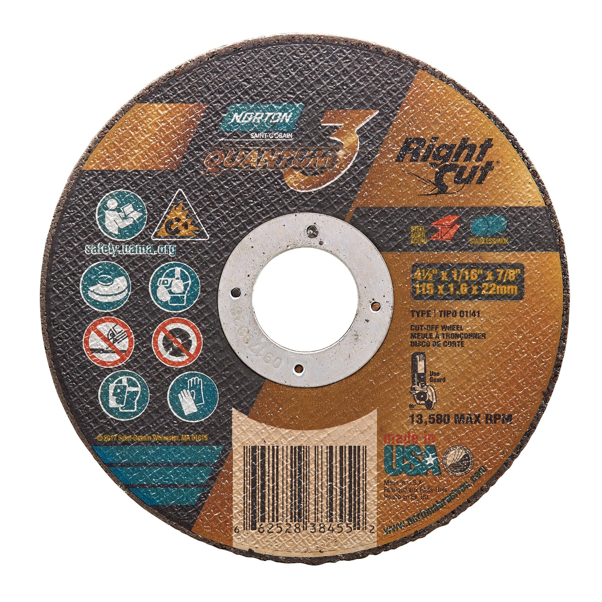 NORTON 66252838455 GRINDING & CUT OFF WHEELS