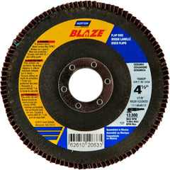 NORTON Norton 66261020633 Blaze Ceramic Alumina Coarse Grit Center Mount Fiberglass Flat Flap Disk