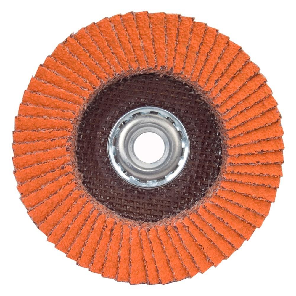 NORTON Norton 66261183490 Blaze Ceramic Alumina Extra Coarse Grit Arbor Thread Flap Disc