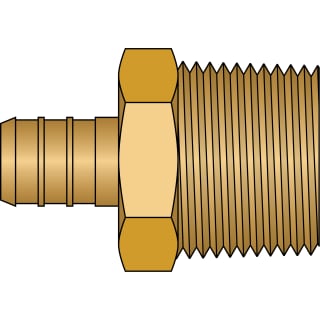 HEATLINK HeatLink 27552NL 1/2 PEX x 3/4 Male Pipe Thread Adapter
