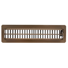 HART & COOLEY Hart & Cooley 703943 421M Series Steel Floor Register, Golden Sand, 2 x 12