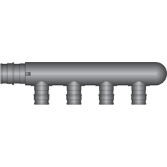 HEATLINK HeatLink EX13204 4 Port, 3/4 PEX F1960 Closed End HPP Multiport Tee
