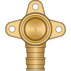 HEATLINK HeatLink EX28305NL 1/2 PEX F1960 x 1/2 Female Pipe Thread Drop Ear No Lead Brass Elbow
