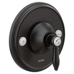 MOEN Moen TS3210BL Weymouth Single Handle Pressure Balancing Valve Trim in Matte Black