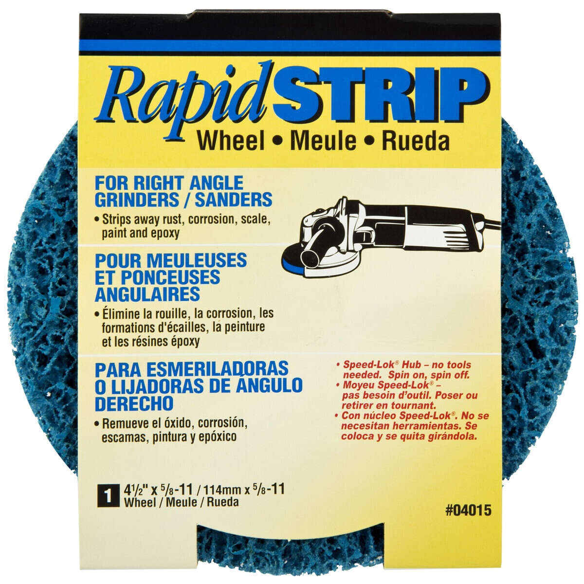 NORTON Norton 07660704015 Rapid Strip Non-Woven Grinding Wheel Extra Coarse