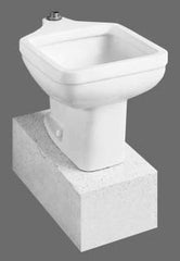 AMERICAN STANDARD American Standard 710098-201.081 Clinic Service Pedestal for Clinic Service Sink in Black on White