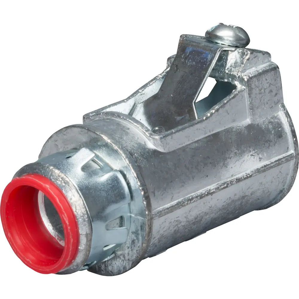 ARLINGTON Arlington 5010AST Innerduct Straight Cable Connector with Insulated Throat, 1/2 in Knockout