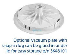 AQUASTAR POOL PRODUCTS AquaStar SKR205 Flow Star Standard Skimmer with Flush Face, Float Assembly, Basket, Lid and Adjustable Collar