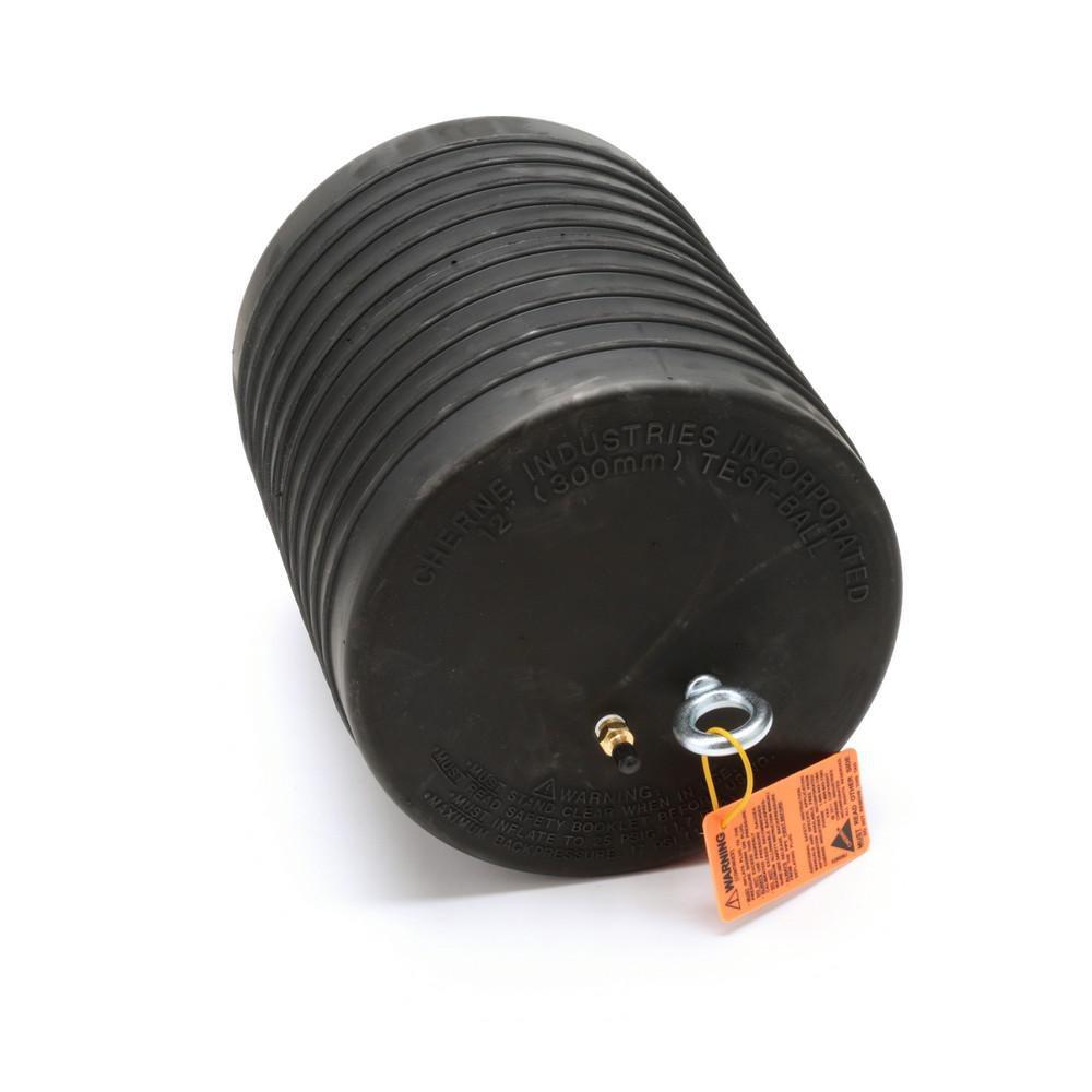 CHERNE Cherne 041408 Test-Ball 12 x 10-1/4 in. Pressure Testing, Sanitary Sewers and Storm Sewer Test Plug