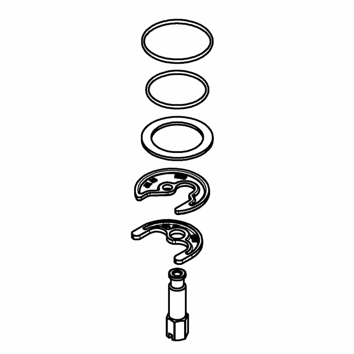 GROHE Grohe 42400000 Mounting Set in GROHE CHROME