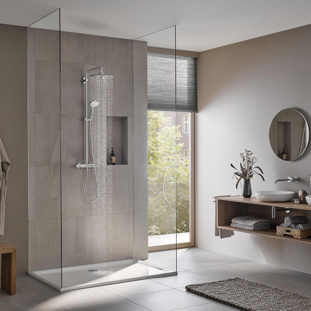 GROHE GROHE 26728000 Euphoria Two Handle Shower System in Chrome