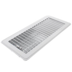 HART & COOLEY Hart & Cooley 703942 421M Series Steel Floor Register, Bright White, 4 x 10