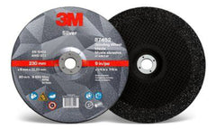 3M 3M 7010410647 Silver Depressed Center Grinding Wheel 9 X 0.25 X 7/8