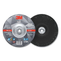 3M 3M 7010412150 Silver Depressed Center Grinding Wheel 7 in x 1/4 in x 5/8-11 in