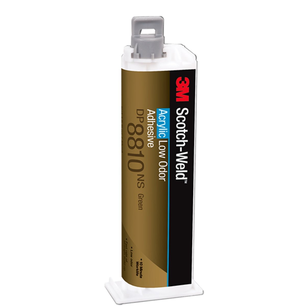 3M 3M 7100097574 Scotch-Weld Low Odor Acrylic Adhesive DP8810NS Green 45 ML Duo-Pak