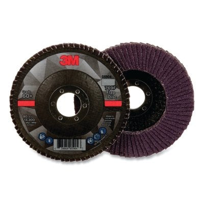 3M 3M 7100178023 4 1/2 X 7/8 60+ Grit Type 27 Flap Disc
