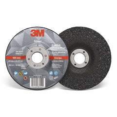 3M 3M 7100141078 Silver Depressed Center Grinding Wheel 5 in Dia 36 Grit