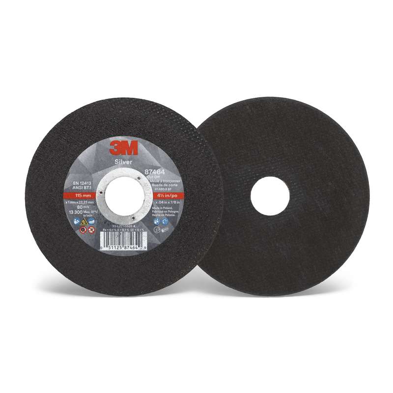 3M 3M 7100139226 4 1/2 X 0.04 X 7/8 Silver Cut-Off Wheel