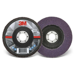 3M 3M 7100178012 Flap Disc 769F, 5 in x 7/8 in, 40+