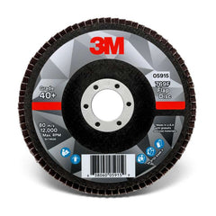 3M 3M 7100178012 Flap Disc 769F, 5 in x 7/8 in, 40+