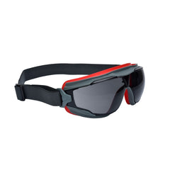 3M 3M 7100168468 Safety Safety Goggles With Red And Black Frame And Gray Scotchgard Anti-fog Lens