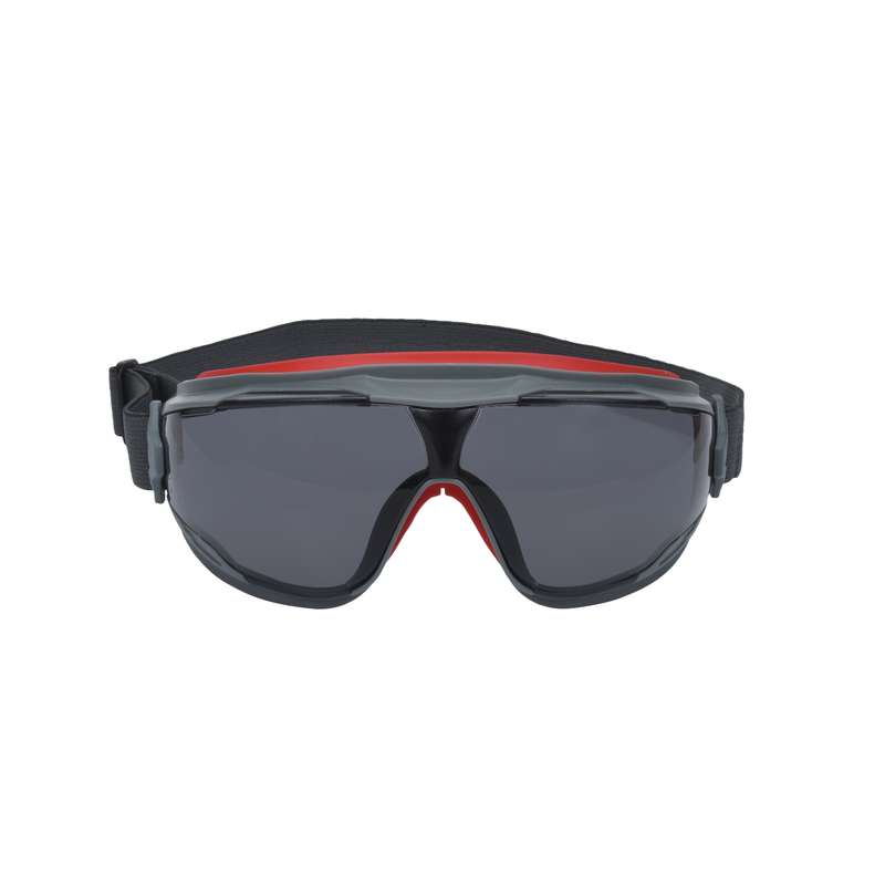 3M 3M 7100168468 Safety Safety Goggles With Red And Black Frame And Gray Scotchgard Anti-fog Lens