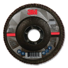 3M 3M 7100178016 4 1/2 X 7/8 80+ Grit Type 27 Flap Disc