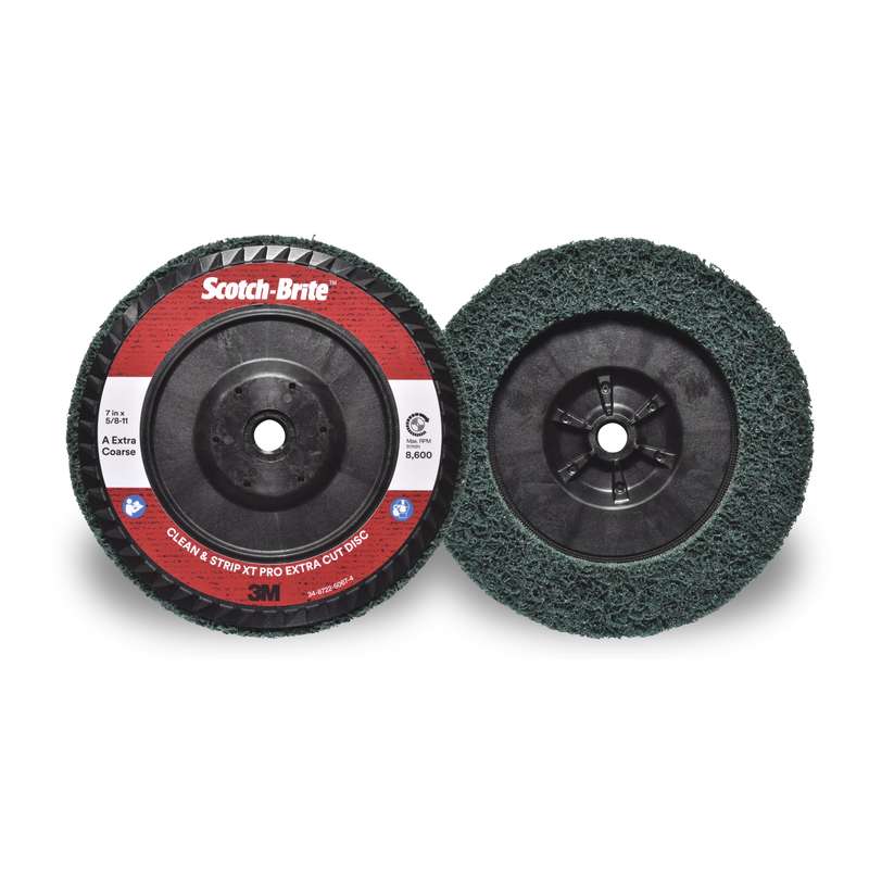 3M 3M 7100175493 7 X 5/8 Extra Coarse Grade Aluminum Oxide Scotch-Brite Green Disc