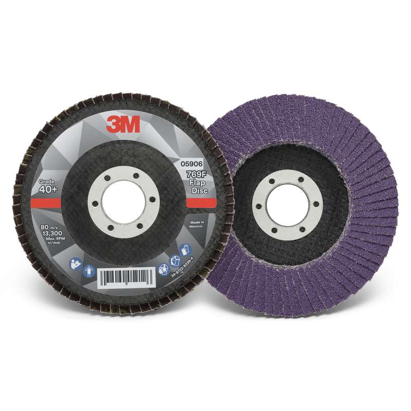 3M 3M 7100178130 4 1/2 X 7/8 40+ Grit Type 29 Flap Disc