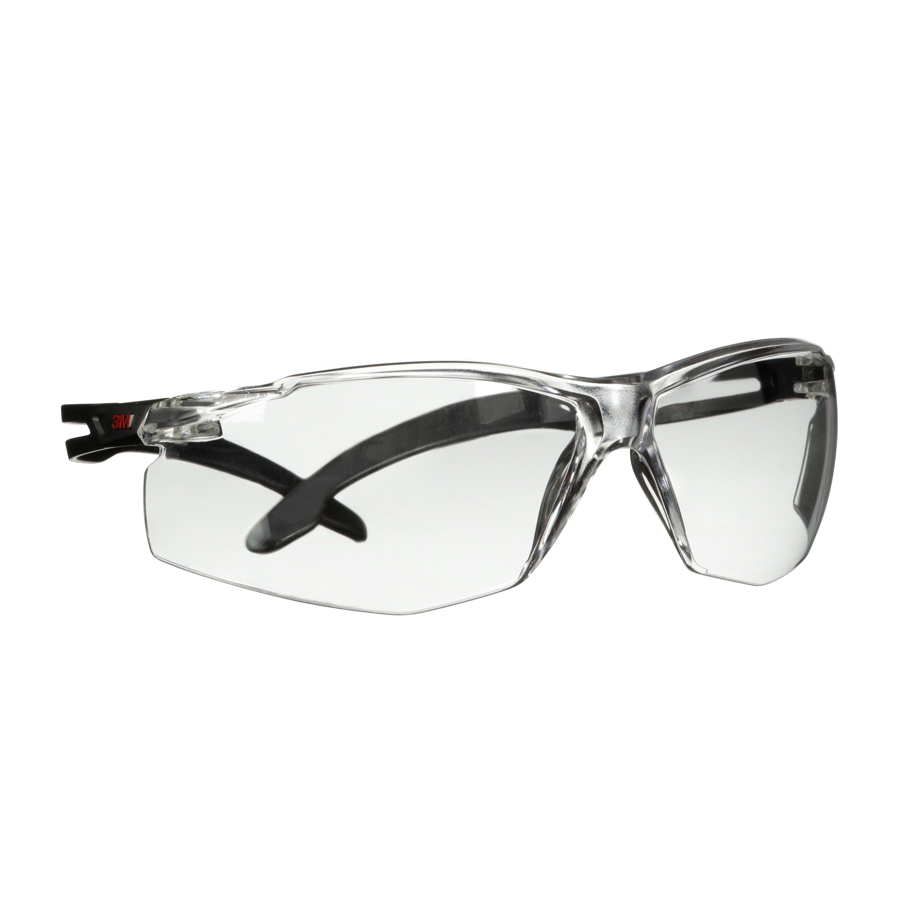 3M 3M 7100238910 SecureFit 500 Series Black Safety Glasses With Clear Anti-Fog/Anti-Scratch Lens