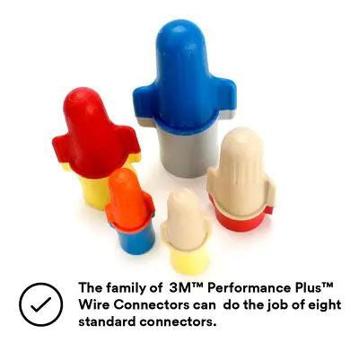3M 3M R/Y+JUG Performance Plus Wire Connector 600 Volt 500 Per Jug