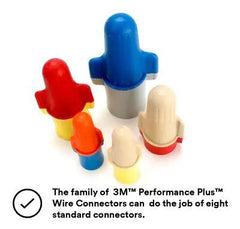 3M 3M R/Y+JUG Performance Plus Wire Connector 600 Volt 500 Per Jug