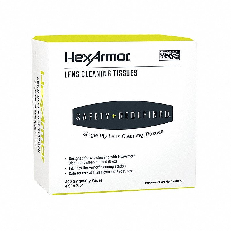 HEXARMOR Hexarmor 14-10009 Lens Cleaning Tissues Anti-static